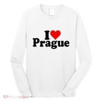I Love Heart Prague Czech Republic Praha Long Sleeve Shirt thumb 0