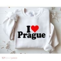 I Love Heart Prague Czech Republic Praha Sweatshirt thumb 2