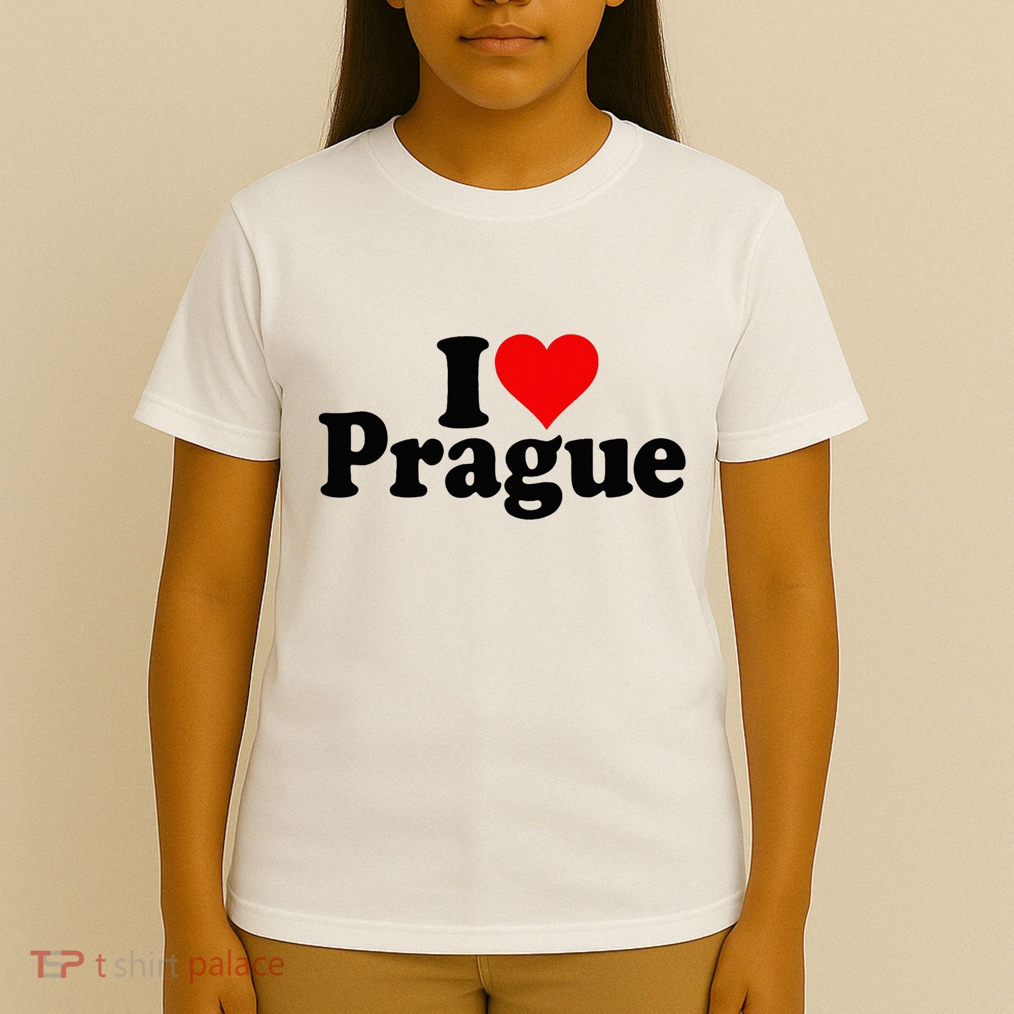 I Love Heart Prague Czech Republic Praha T-Shirt