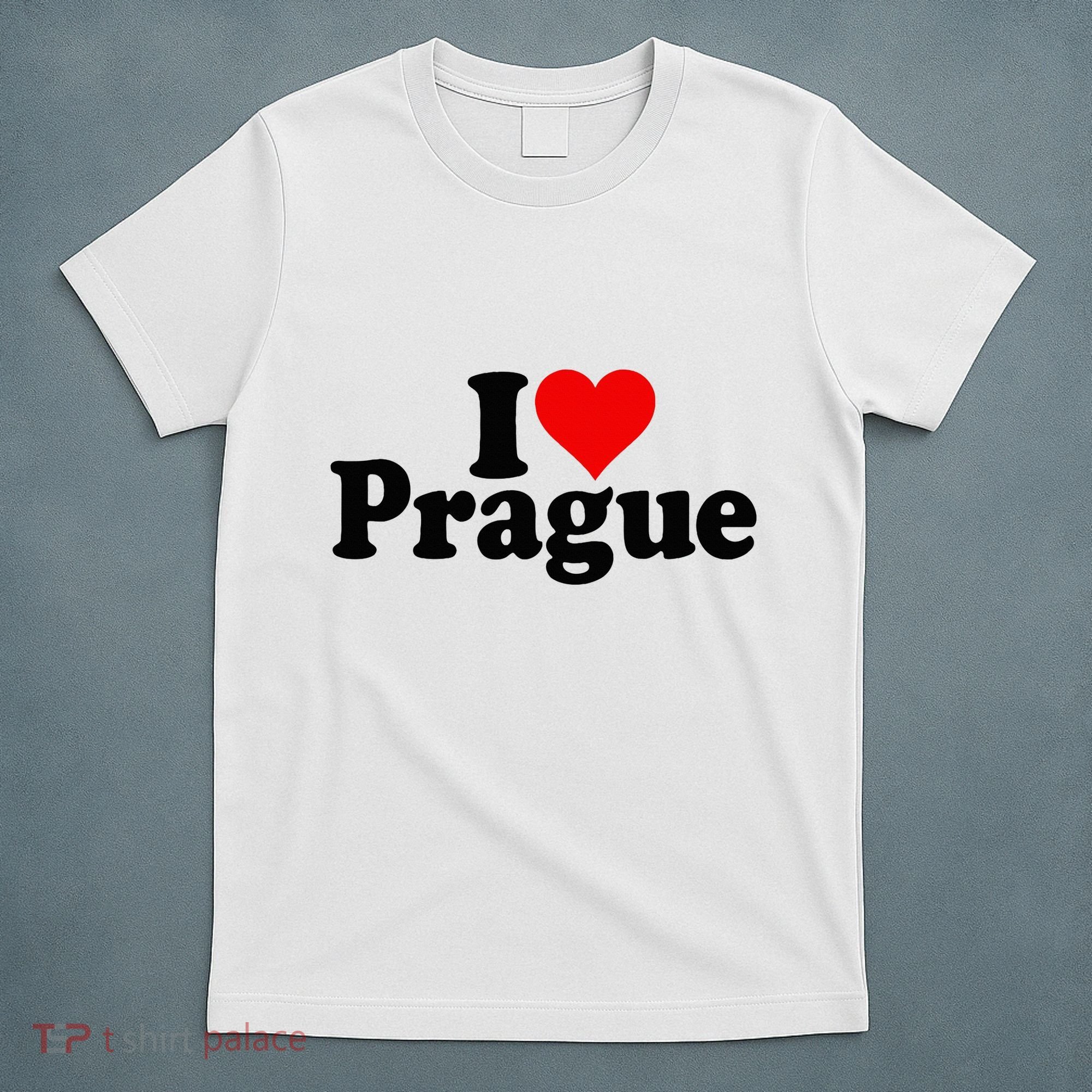 I Love Heart Prague Czech Republic Praha T-Shirt
