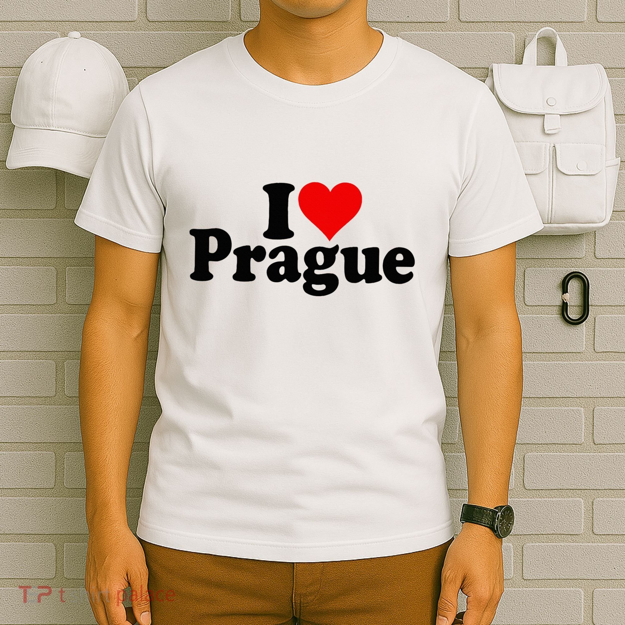 I Love Heart Prague Czech Republic Praha T-Shirt