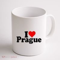 I Love Heart Prague Czech Republic Praha Coffee Mug thumb 1
