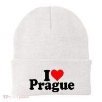 I Love Heart Prague Czech Republic Praha Beanie thumb 0