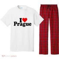 I Love Heart Prague Czech Republic Praha Pajama Set thumb 0