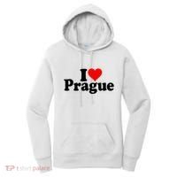 I Love Heart Prague Czech Republic Praha Women's Hoodie thumb 0