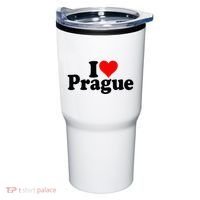 I Love Heart Prague Czech Republic Praha Tumbler thumb 0