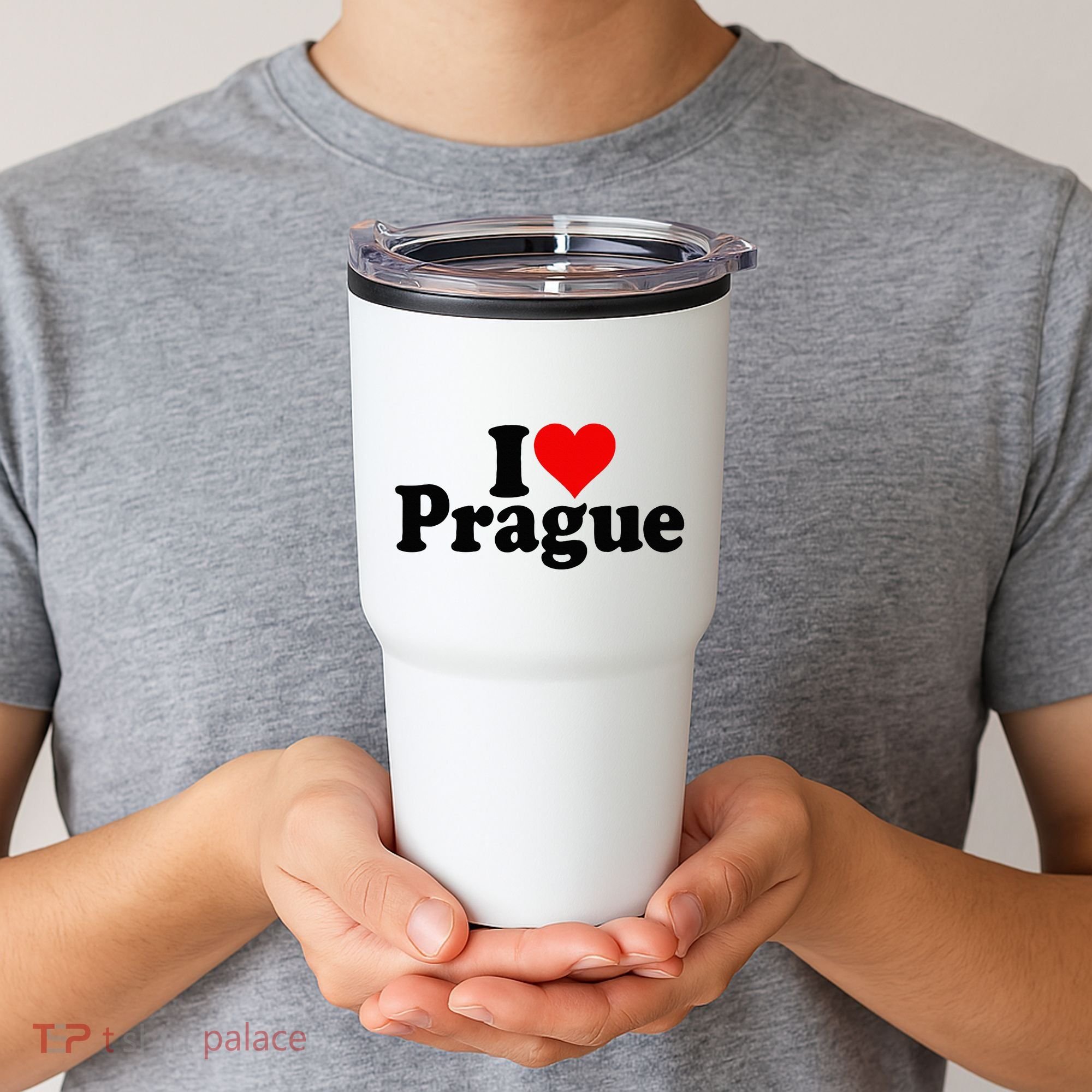 I Love Heart Prague Czech Republic Praha Tumbler