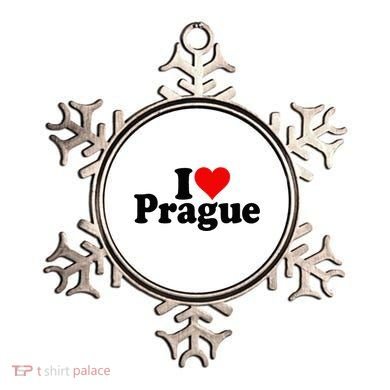 I Love Heart Prague Czech Republic Praha Ornament