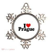 I Love Heart Prague Czech Republic Praha Ornament thumb 0