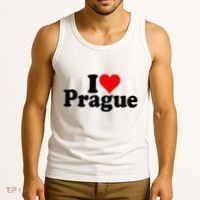 I Love Heart Prague Czech Republic Praha Tank Top thumb 3