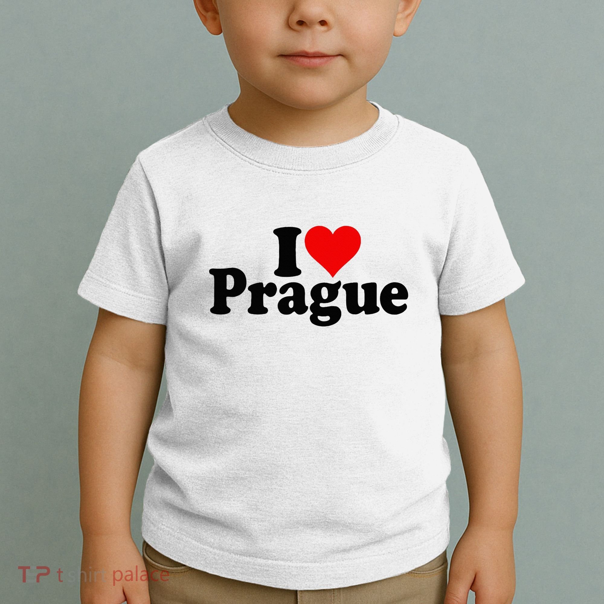 I Love Heart Prague Czech Republic Praha Toddler T-Shirt
