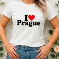 I Love Heart Prague Czech Republic Praha Women's T-Shirt thumb 2
