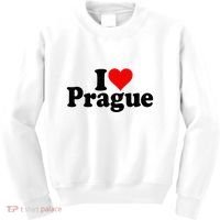 I Love Heart Prague Czech Republic Praha Kids Sweatshirt thumb 0