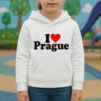 I Love Heart Prague Czech Republic Praha Kids Hoodie thumb 3