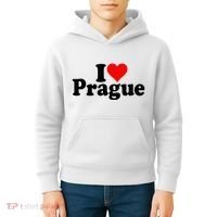 I Love Heart Prague Czech Republic Praha Kids Hoodie thumb 4