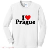 I Love Heart Prague Czech Republic Praha Kids Long Sleeve Shirt thumb 0