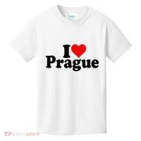 I Love Heart Prague Czech Republic Praha Kids T-Shirt thumb 0