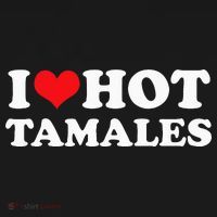 I Love Hot Tamales Tee Funny Red Heart Love Tamales Tee Women's Tank Top thumb 5
