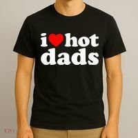 I Love Hot Dads I Heart Hot Dads Love Hot Dads T-Shirt thumb 3
