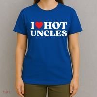 I Love Hot Uncles Family My Favorite Uncle Uncle's Day Gift T-Shirt thumb 4
