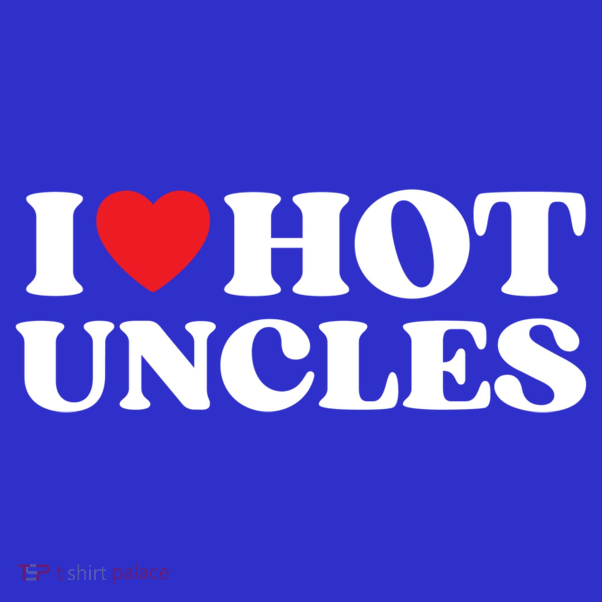 I Love Hot Uncles Family My Favorite Uncle Uncle's Day Gift Baby Bodysuit