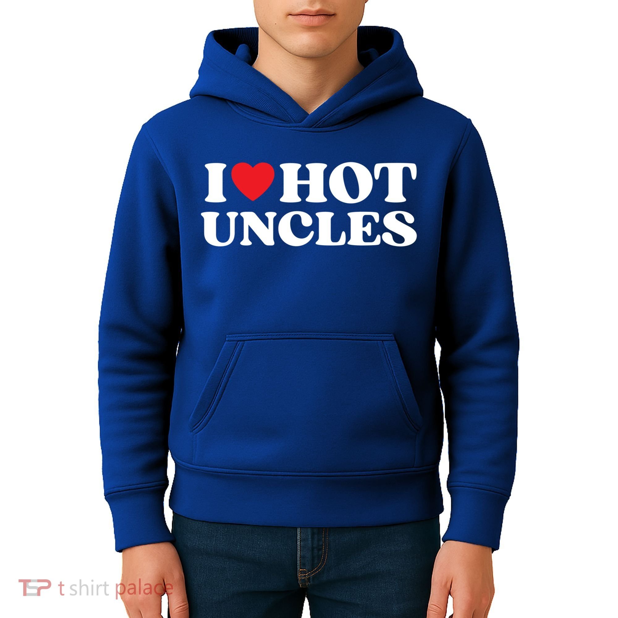 I Love Hot Uncles Family My Favorite Uncle Uncle's Day Gift Kids Hoodie