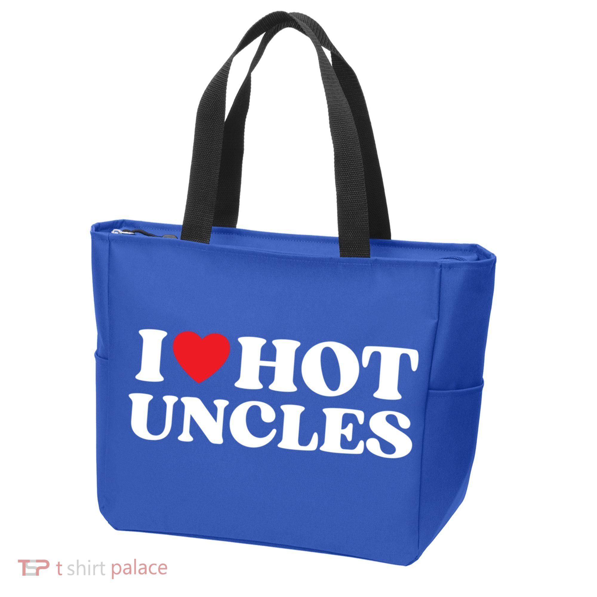 I Love Hot Uncles Family My Favorite Uncle Uncle's Day Gift Tote Bag
