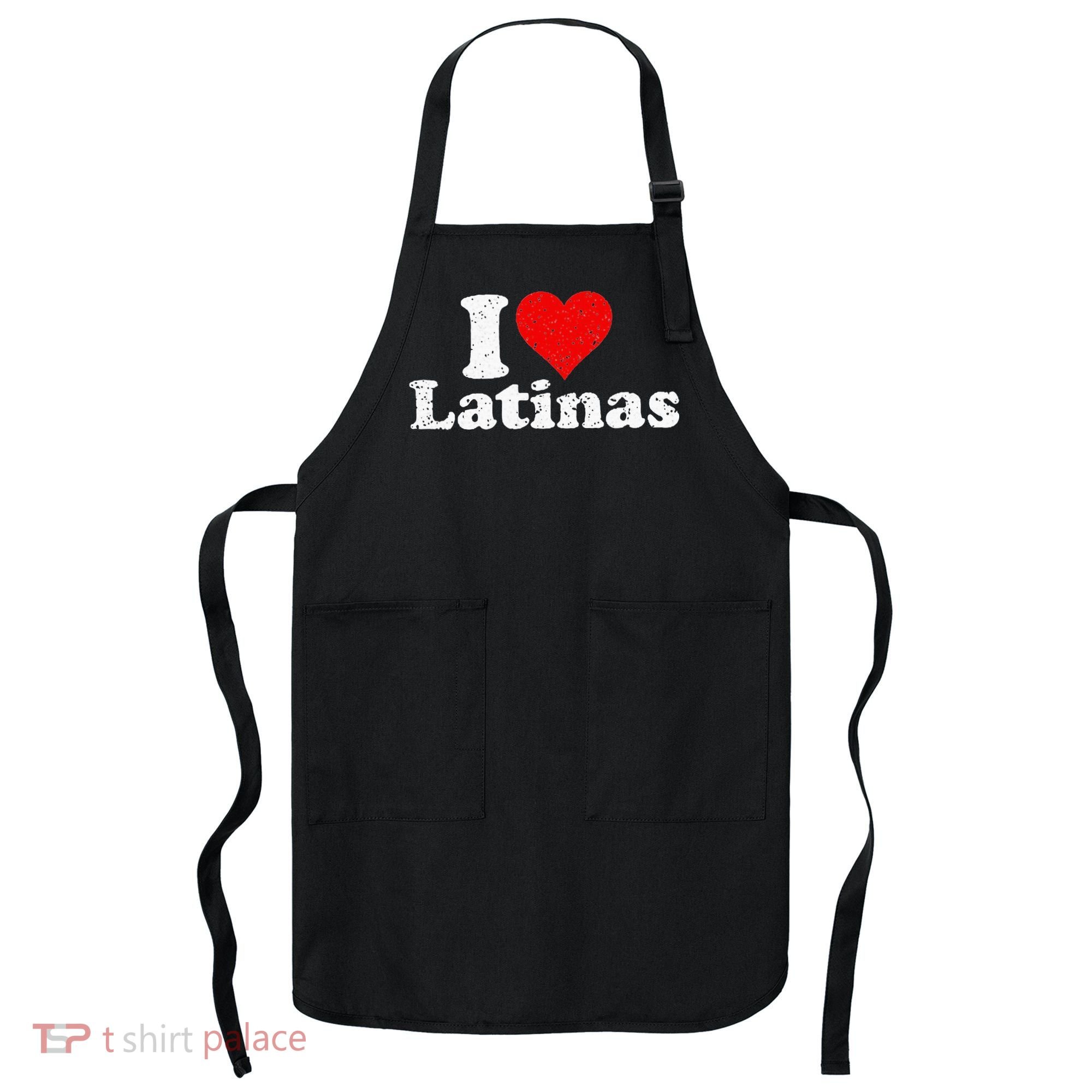 I Love Heart Latinas Girlfriend Wife Apron