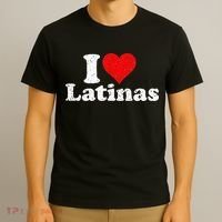 I Love Heart Latinas Girlfriend Wife T-Shirt thumb 3