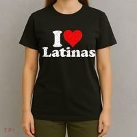 I Love Heart Latinas Girlfriend Wife T-Shirt thumb 4