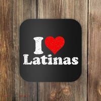 I Love Heart Latinas Girlfriend Wife Coaster thumb 0