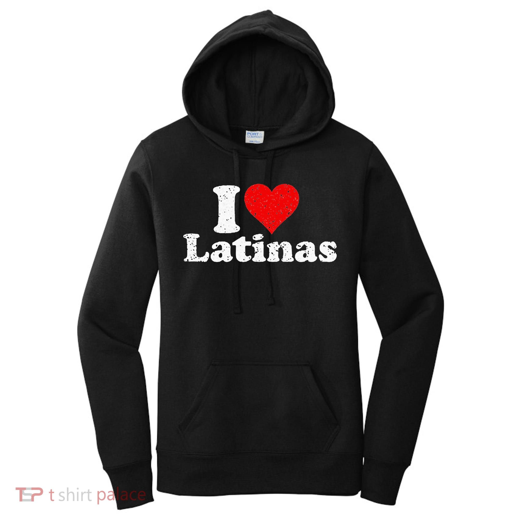 I Love Heart Latinas Girlfriend Wife Women's Hoodie