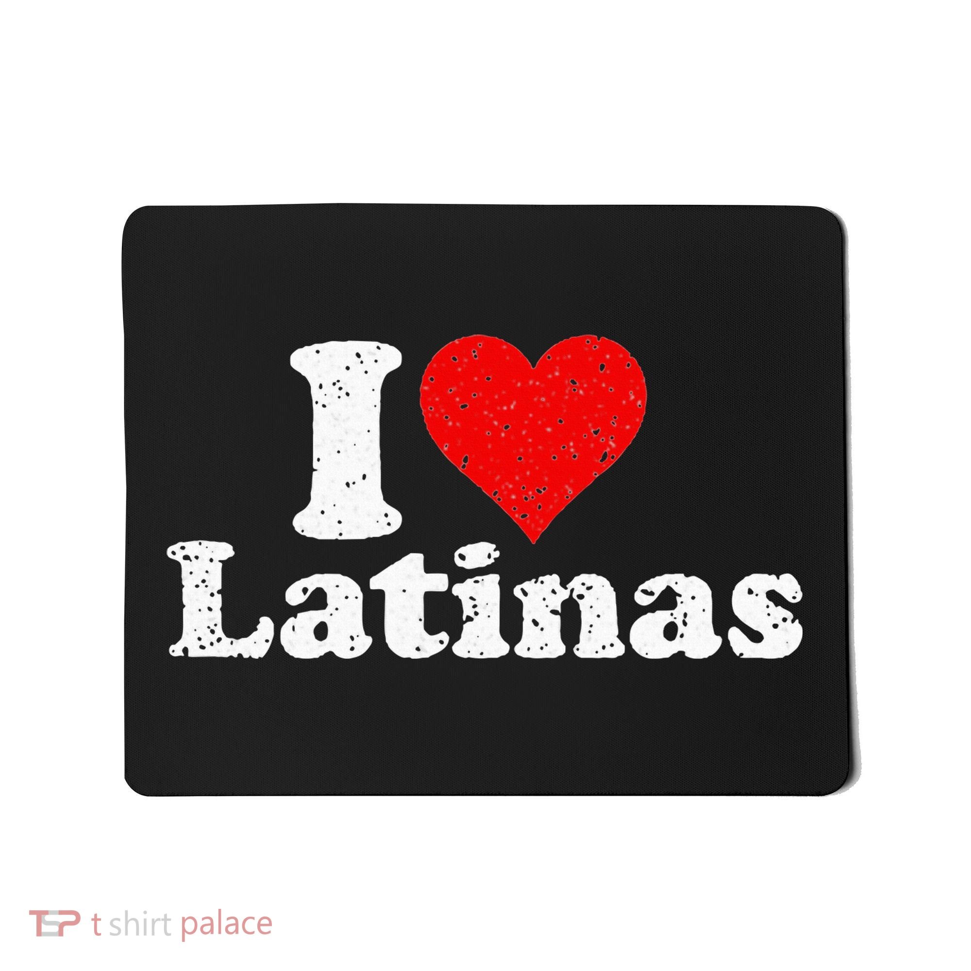 I Love Heart Latinas Girlfriend Wife Mousepad