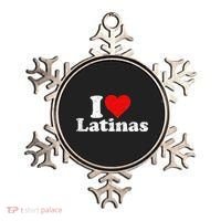 I Love Heart Latinas Girlfriend Wife Ornament thumb 0