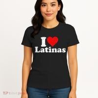I Love Heart Latinas Girlfriend Wife Women's T-Shirt thumb 4