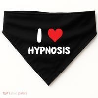I Love Hypnosis Heart Consciousness Gift USA-Made Doggie Bandana thumb 0
