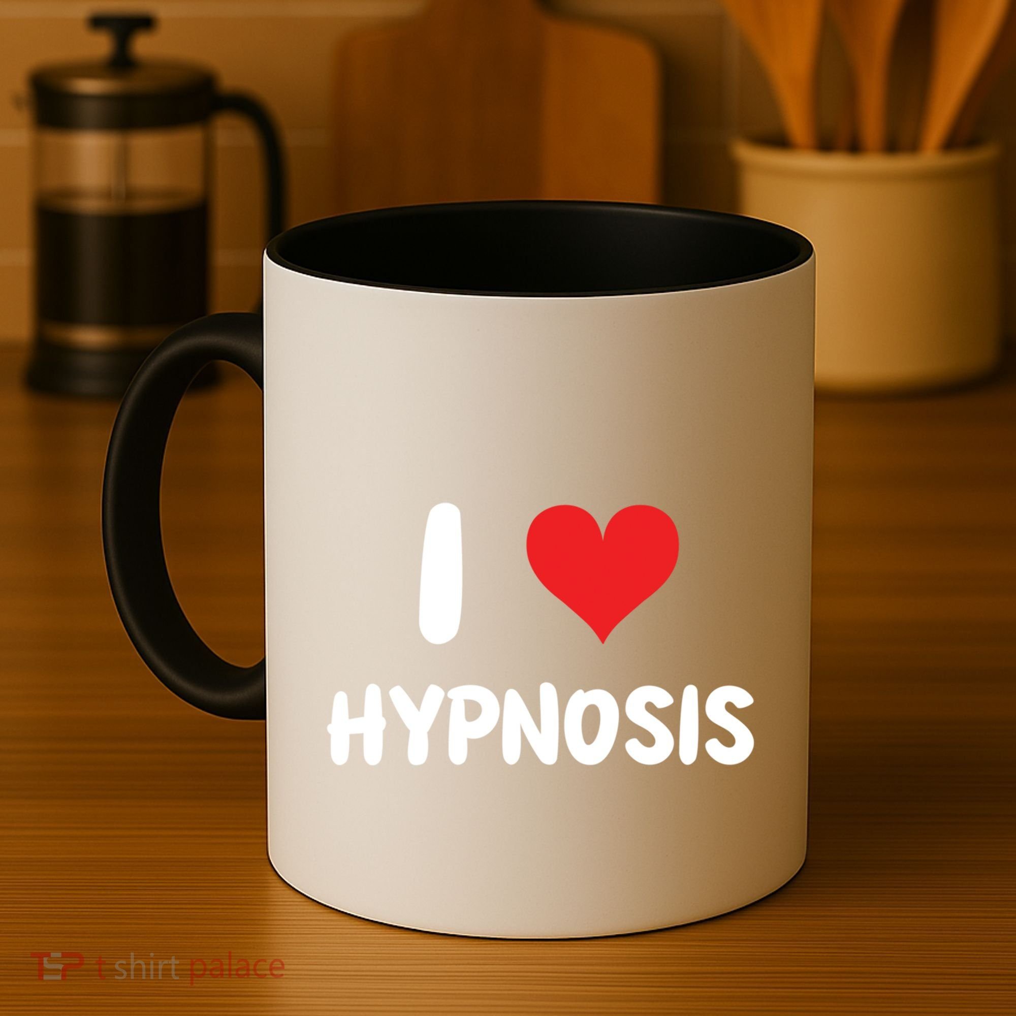 I Love Hypnosis Heart Consciousness Gift Coffee Mug