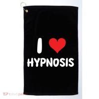 I Love Hypnosis Heart Consciousness Gift Golf Towel thumb 0