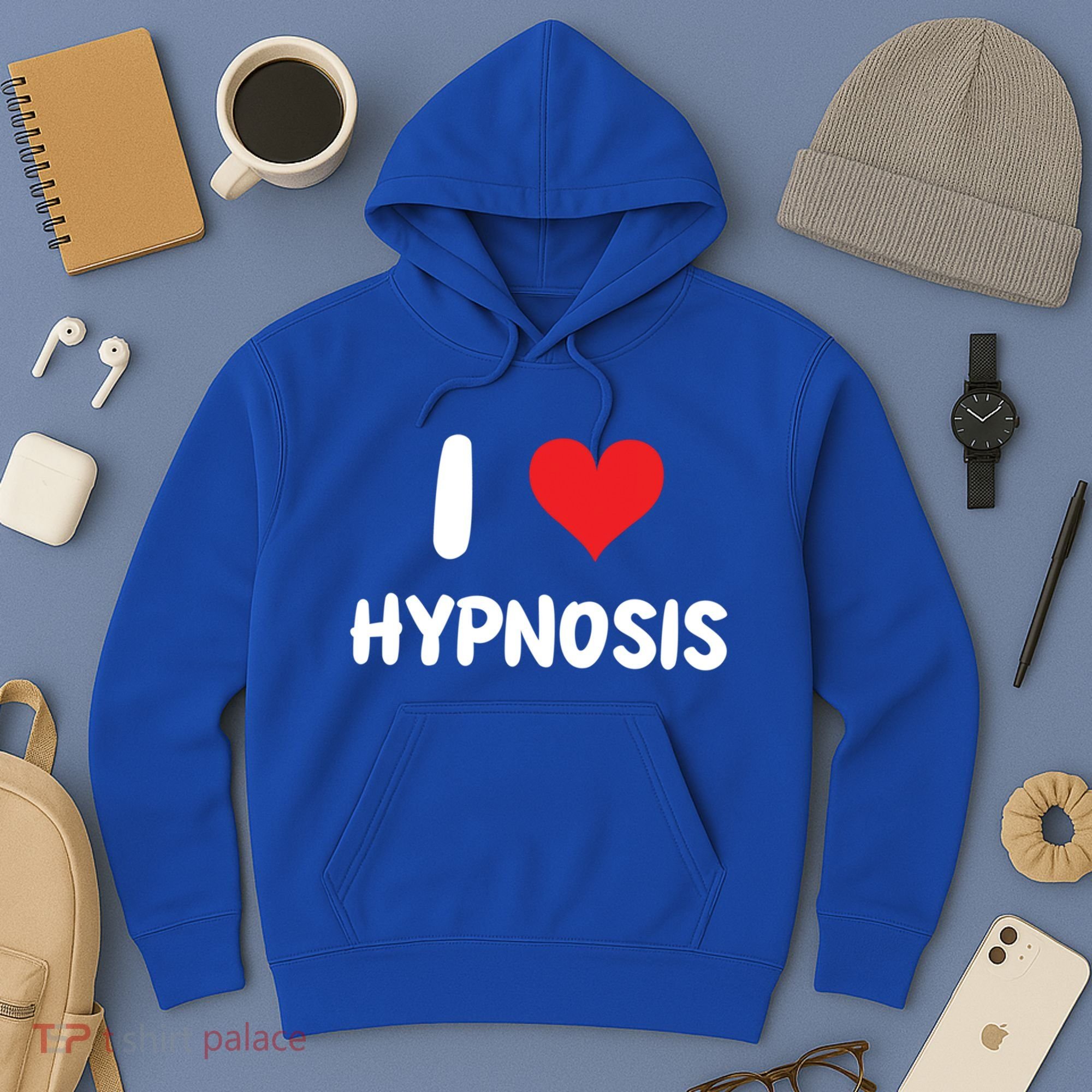 I Love Hypnosis Heart Consciousness Gift Hoodie
