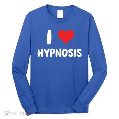 I Love Hypnosis Heart Consciousness Gift Long Sleeve Shirt