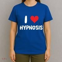 I Love Hypnosis Heart Consciousness Gift T-Shirt thumb 4