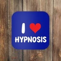 I Love Hypnosis Heart Consciousness Gift Coaster thumb 0