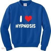 I Love Hypnosis Heart Consciousness Gift Kids Sweatshirt thumb 0