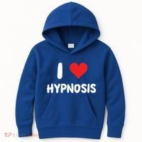 I Love Hypnosis Heart Consciousness Gift Kids Hoodie thumb 0