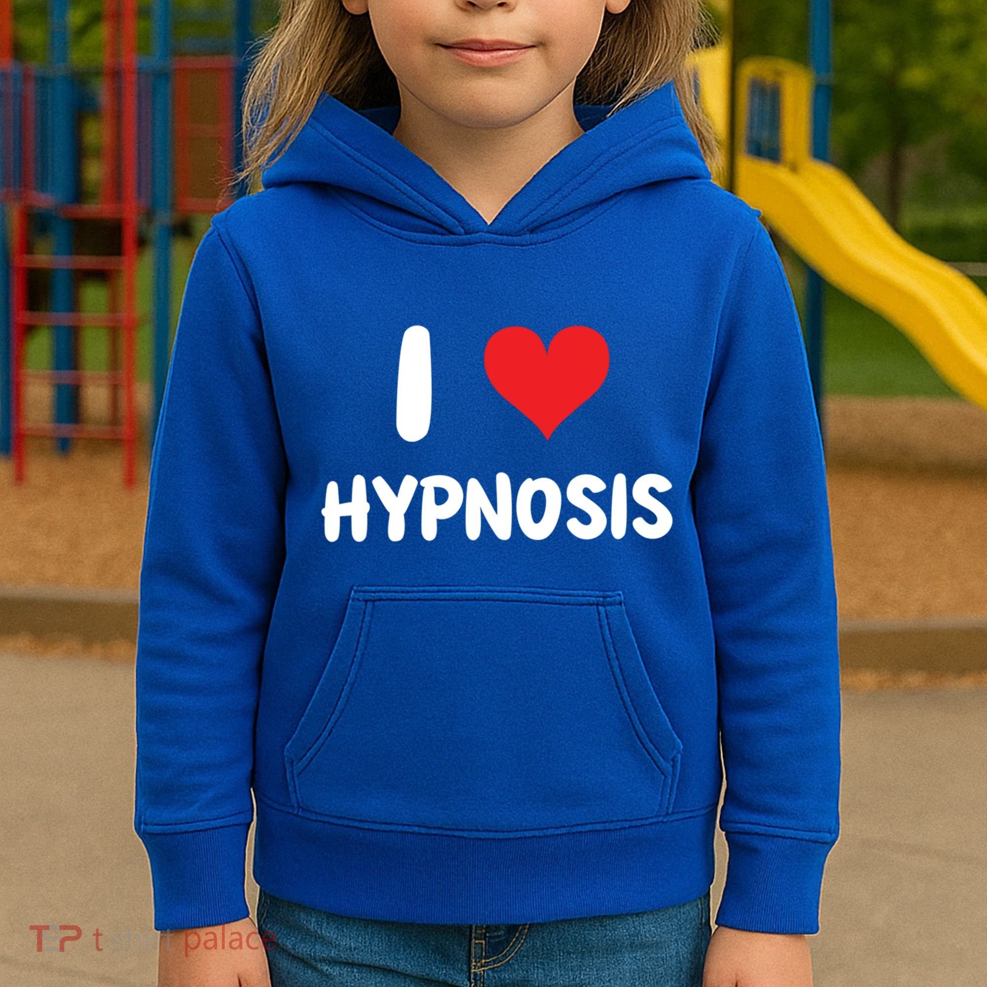 I Love Hypnosis Heart Consciousness Gift Kids Hoodie