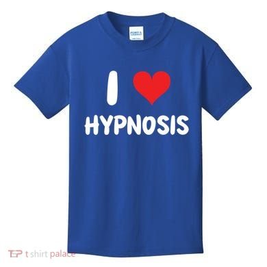 I Love Hypnosis Heart Consciousness Gift Kids T-Shirt