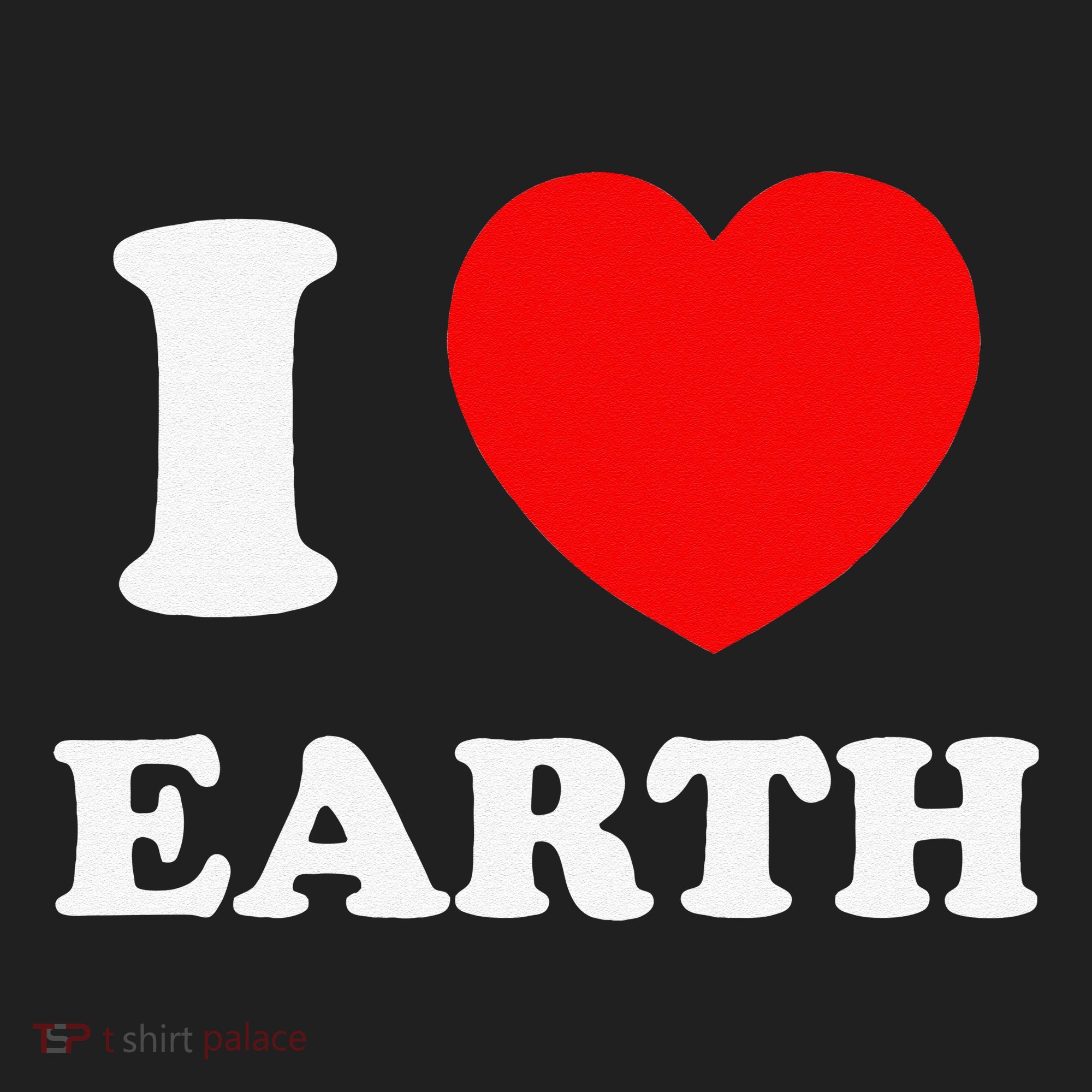 I Love Heart Earth World Earth Day Women's Sweatshirt
