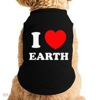 I Love Heart Earth World Earth Day Doggie Tank thumb 0