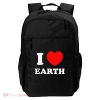 I Love Heart Earth World Earth Day Backpack thumb 0