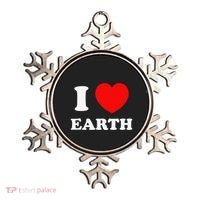 I Love Heart Earth World Earth Day Ornament thumb 0